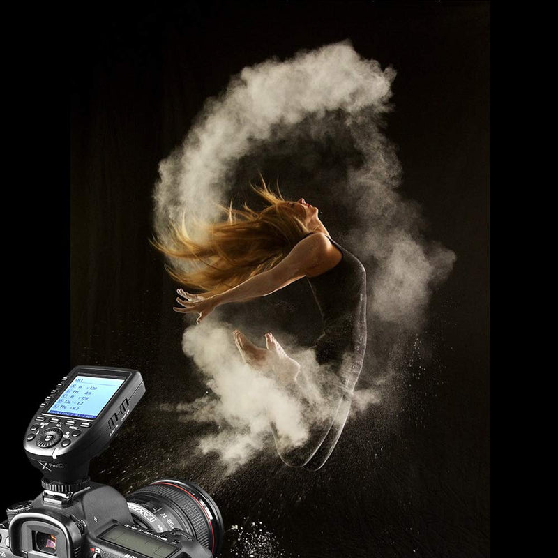 GODOX Xpro-C TTL Flash Trigger 1/8000s HSS Trigger Transmitter for 2.4G X Wireless System,5 Dedicated Group Buttons