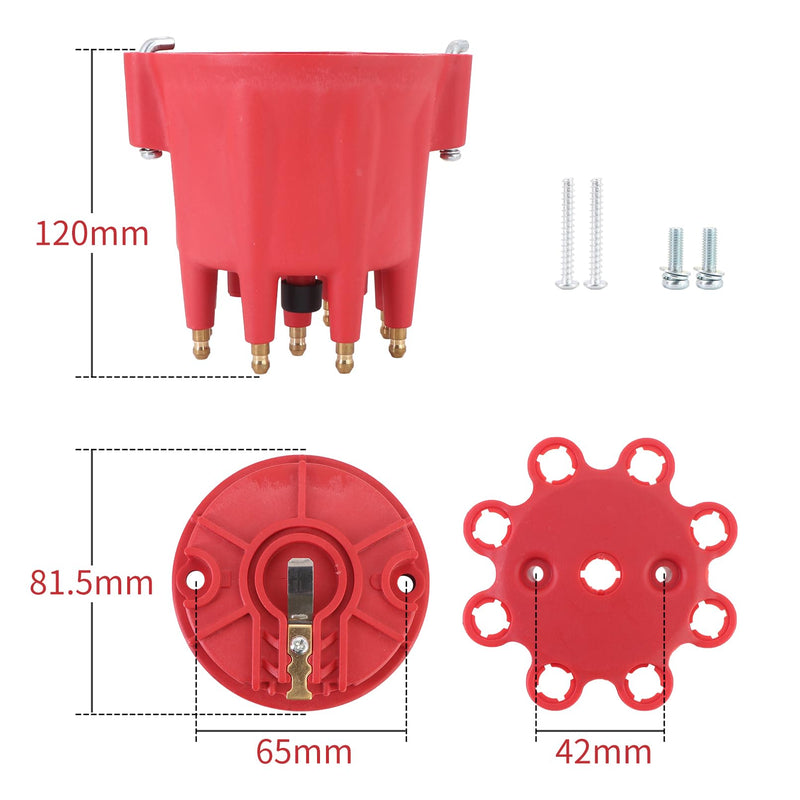 Dokili 84335 Standard Cap & Rotor Kit 8-Cylinder for M.S.D Pro Billet Distributor