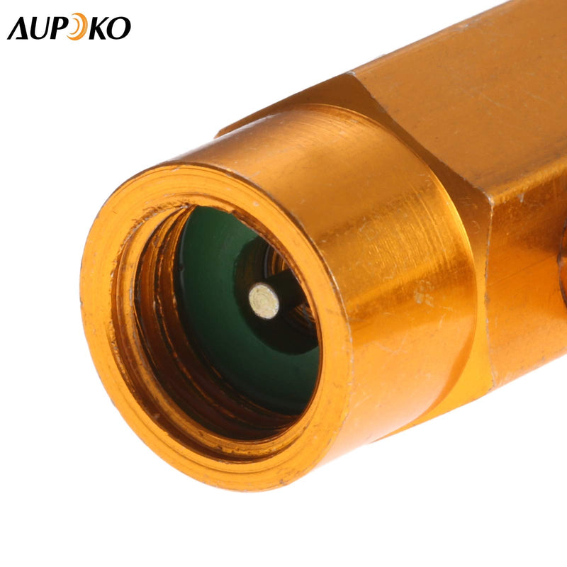 R134A AC Refrigerant Charge Hose Kit, 1/2’’ Self-Sealing Valve Can, and Recharge Hose with Pressure Gauge, Fits for Car AC Air Conditioning Refrigerant