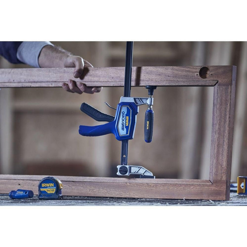 IRWIN QUICK-GRIP Clamps for Woodworking‚ Medium Duty Hybrid Clamp, 12 Inch (IRHT83500) 12 Inch Clamp