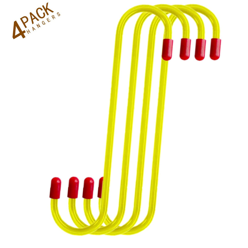 Brake Caliper Hanger Hooks with Red Rubber Tips,Auto Brake Caliper Compression Tool, Automotive Tool for Braking,Axle,Bearing,Suspension Work,Car Tools Gifts for Men,Dad (4PCS) 4PCS