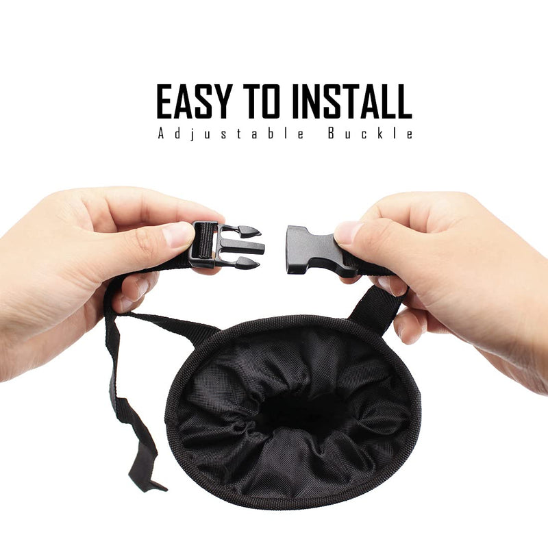 UTSAUTO 2 Pack Washable Eco-Friendly Seat Back Hanging Car Trash Bag for Travelling, Outdoor