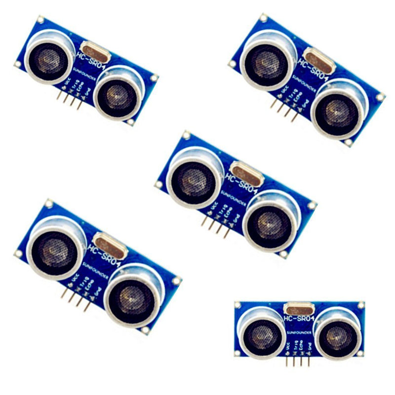 WYPH Ultrasonic Module HC-SR04 Distance Measuring Ranging Sensor for Arduino UNO for Mega R3 Duemilanove Nano Robot Pack of 10pcs