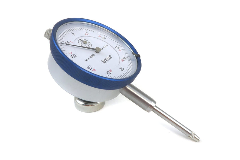 Miniature Magnetic Mag Base with Dial Indicator, 40 Pounds Holding Power (Magnetic Base with Dial Indicator)