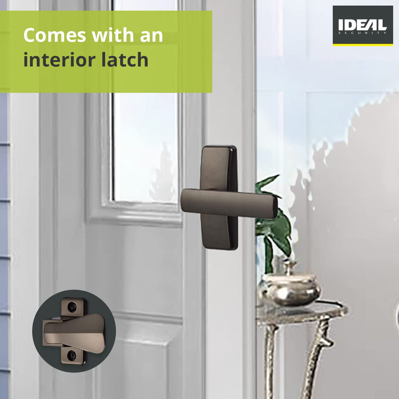 Ideal Security Door Lever for Storm and Screen Doors, Oil Rubbed Bronze (2-Piece Set)