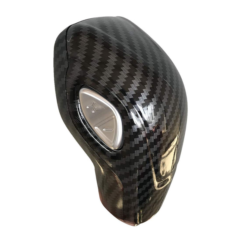 ruihe Car Gear Shift Knob Cover Carbon Fiber Color Sticker Trim Fit for Ford Focus Fiesta Fusion Escape C-Max Transit-150 Transit-250 Transit-350 Transit Connect