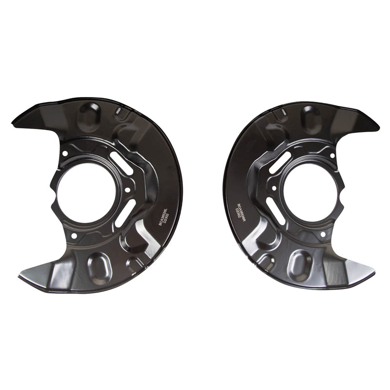 TRQ Front Brake Dust Shield Set Compatible with 05-10 Scion tC 03-08 Toyota Corolla Matrix