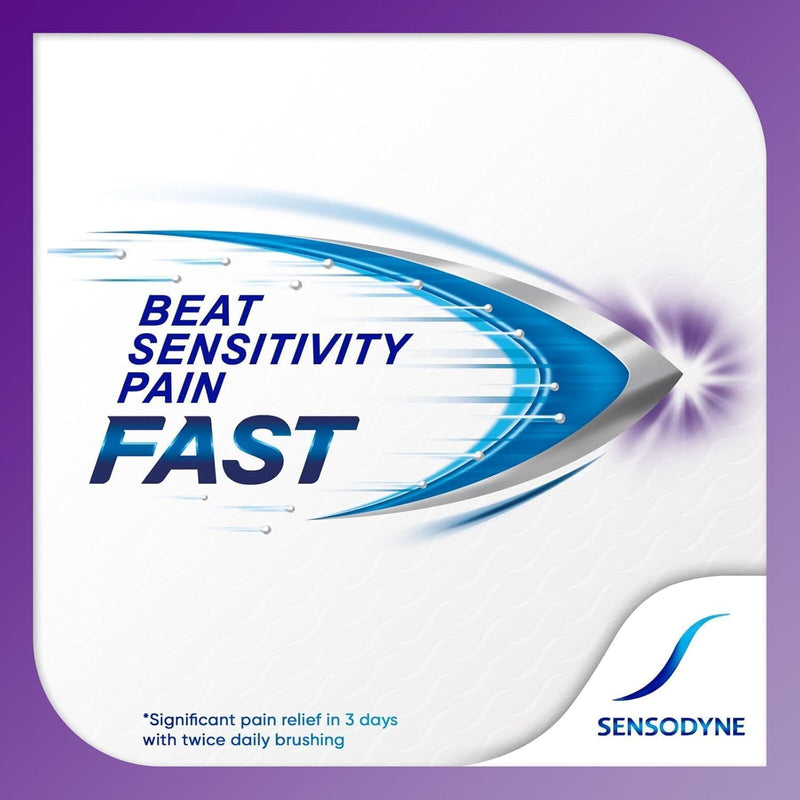 Sensodyne Rapid Relief Sensitivity Toothpaste, Mint, 3.4 oz (Pack of 2)