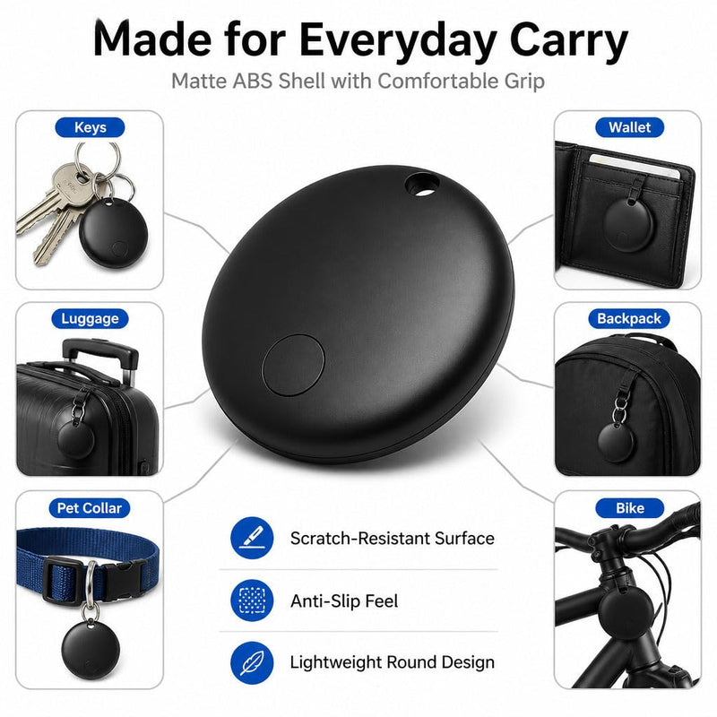 GPS Tracker for Vehicles No Monthly Fee (Android Only) - 2 Pack | Mini Car Tracker Tag, Tracking Devices, Hidden Compatible with Google's Find Hub for Pet, Car, Key, Luggage