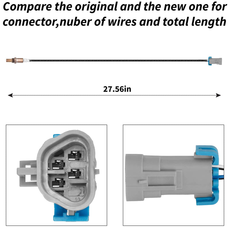 234-4331 O2 Oxygen Sensor Upstream Compatible with Rainier Colorado Trailblazer Canyon Envoy H3 Ascender