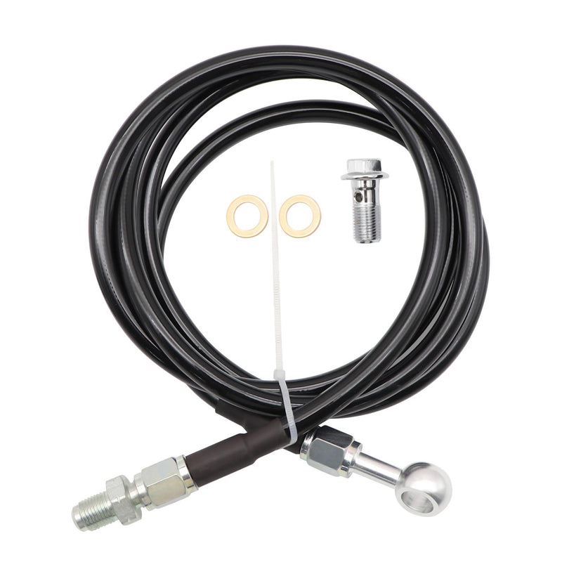 FZJDSD Stainless Steel Clutch Line 55 inch Compatible with Honda Civic 1992-2000 Compatible with Honda Del Sol 1993-1997 Compatible with Acura Integra 1994-2001 B/D Series Motors
