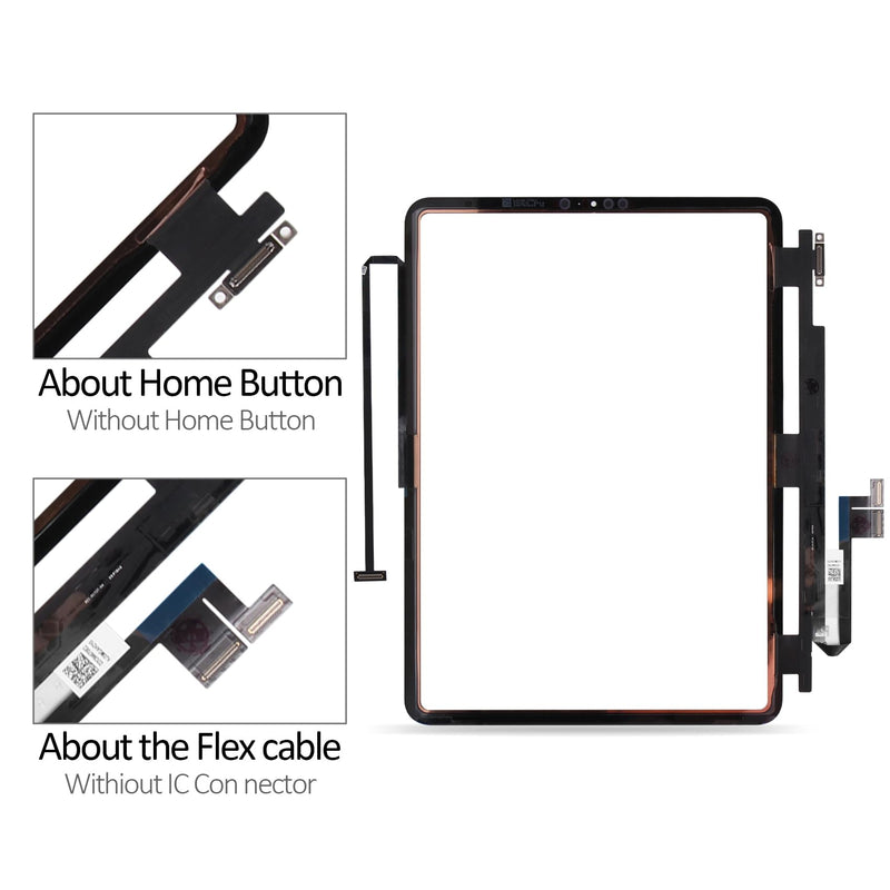 for iPad Pro 11 Touch Screen Replacement 1st Gen 2018 / 2nd Gen 2020 Touch Digitizer Glass A2013 A1934 A1980 A1979/A2068 A2230 A2228 A2231 with Tools