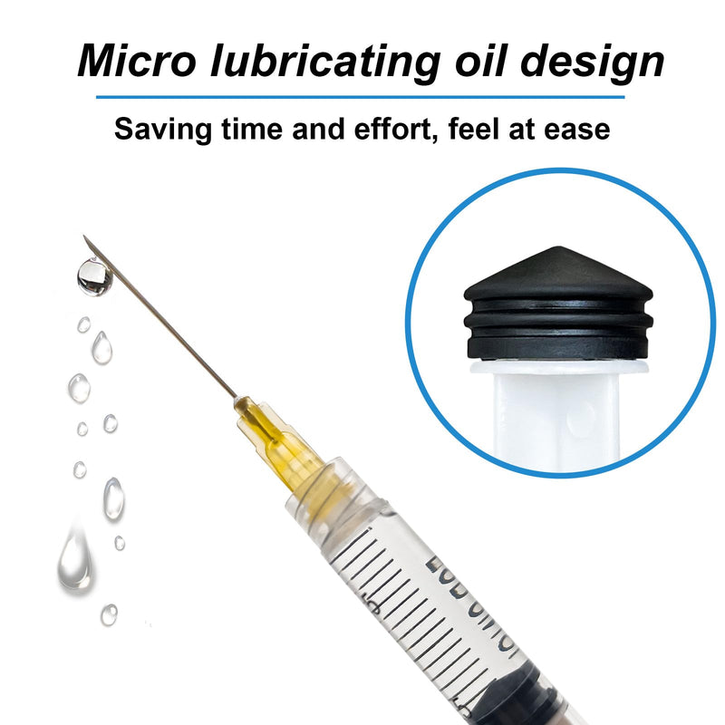 100pcs 3ml 25g x 5/8 in for Scientific Accessories Refilling Liquids | 3cc 25 gauge 5/8 inch Disposable Reconstitution,Lab Sample Supplies, Dispensing Utensils, Individually Wrapped 3ml-25g5/8in 100