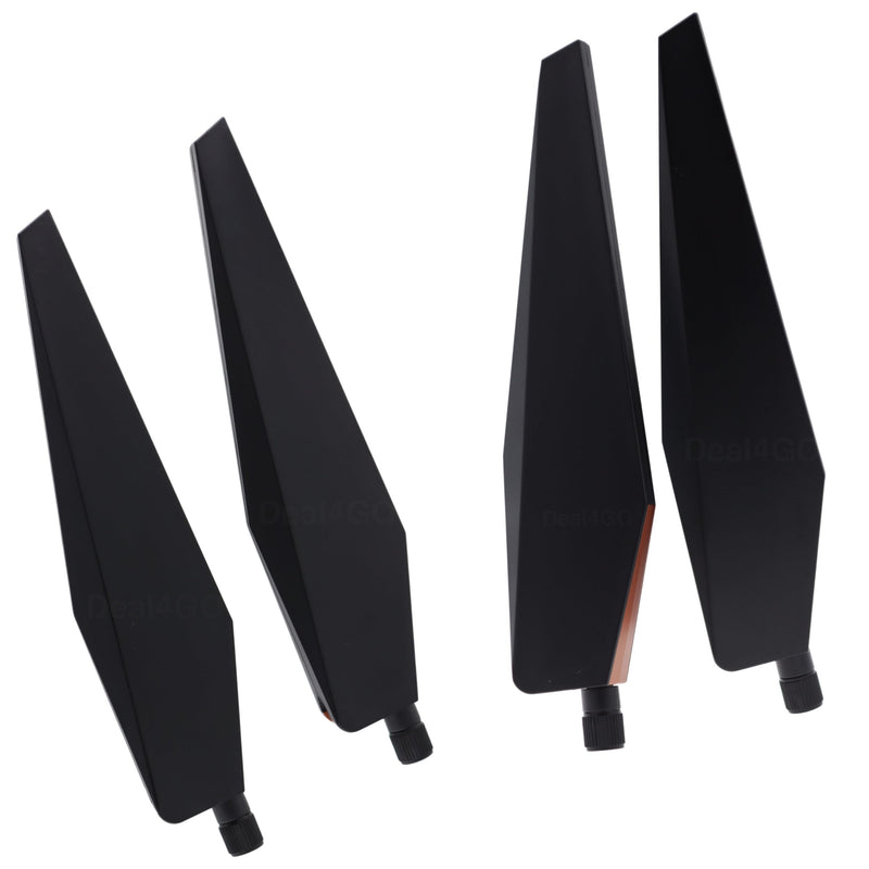 Deal4GO 4-Pack RP-SMA Female External WiFi Antenna Pulled for RT-AC5300 Extreme Dual Band WLAN Card Wireless Router Antenna kit