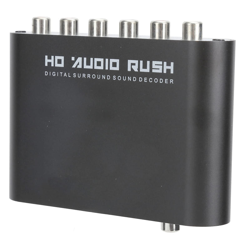 Audio Decoder 5.1CH DTS Converter Digital Audio Converter Digital Optical Coax to Analog Audio Converter for Home / Concert Hall / Cinema(DTS / AC-3)