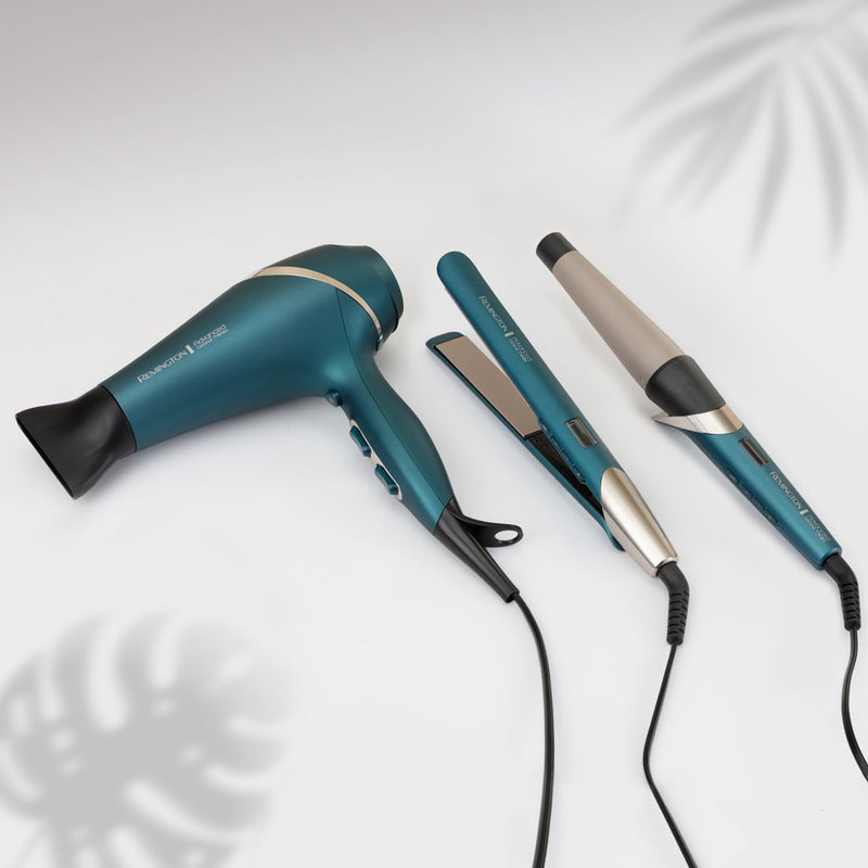 Remington Advanced Coconut Therapy Hair Dryer (Infused with Coconut and UV Filters to Nourish Hair, Smooth and Shiny Results, Powerful, Fast, Diffuser, 2 Concentrators, Diffuser, Ionic, 2300W) AC8648