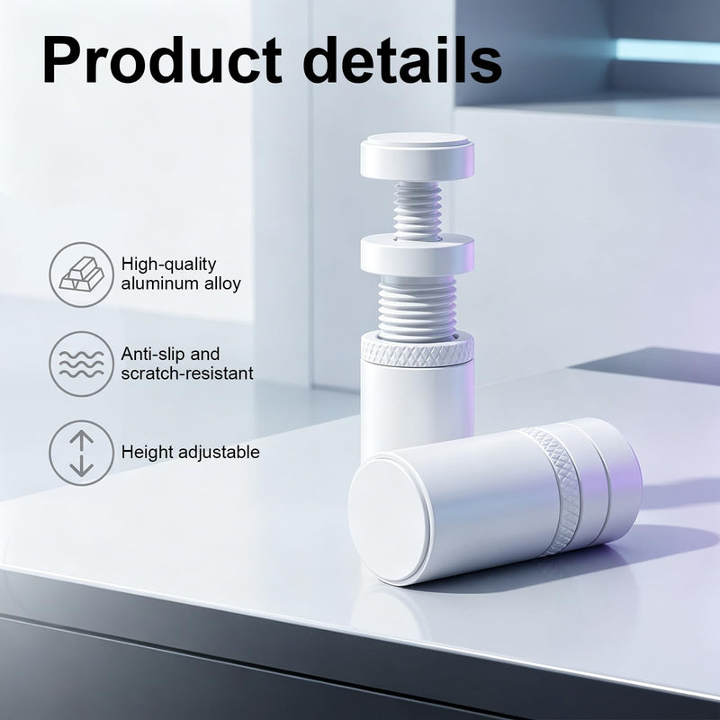 GPU Support Bracket GPU Sag Bracket Stand Holder Graphics Card Support, White Magnetic Graphics Card Supports Brackets with Silicone Pads, Anti-Sag Holder for Small PC Cases