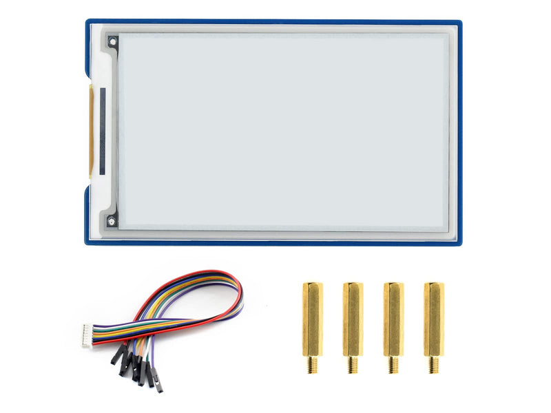 waveshare 3.7inch E-Paper E-Ink Display Module for Raspberry Pi Pico 480×280 Pixels Black/White SPI Interface Support Partial Refresh