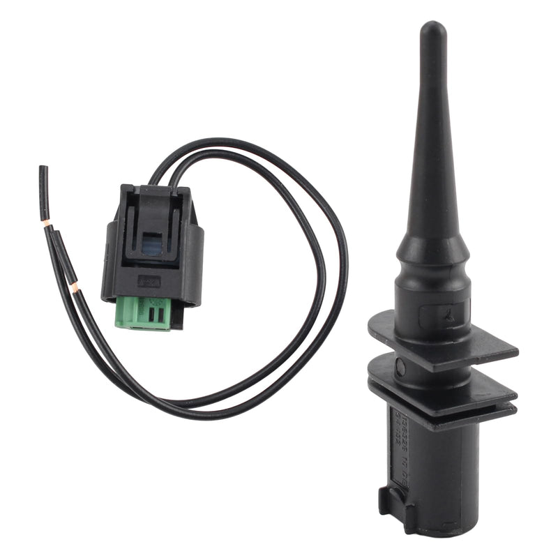 65816905133 Outside Ambient Air Temperature Temp Sensor with Connector Pigtail Plug 65816905050 Compatible with BM 128i Compatible with 323i Compatible with 325i Compatible with Mini Cooper