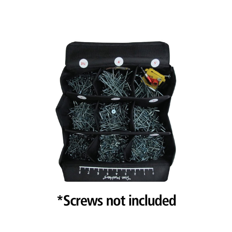 FastCap Ballistic Nylon FLEX Square Screw Collapsible Bag with 9 Screw Pouches