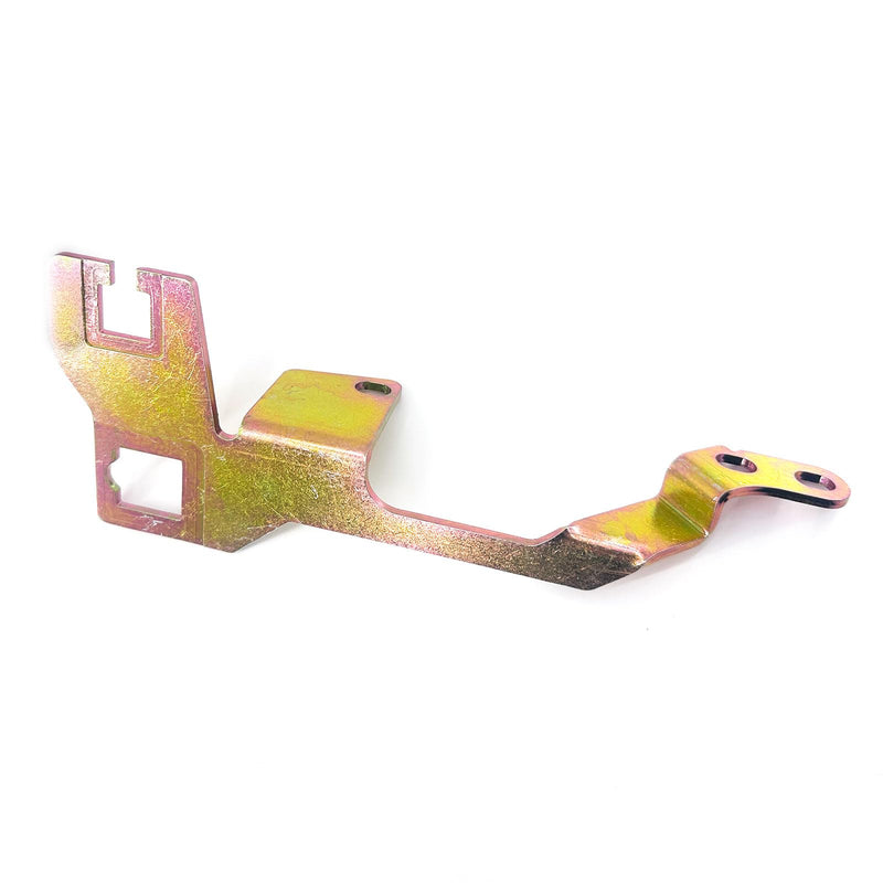 Throttle Cable and Kickdown Cable Bracket Replaces for Edelbrock Performer, Thunder AVS and All Quadrajet-style Carburetors Fits TH350, 700-R4, and 200-4R Cables Gold Anodized
