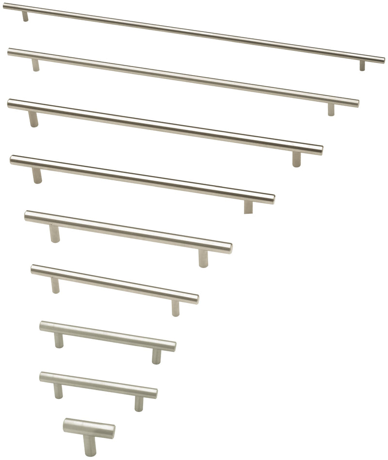 Franklin Brass (30-Pack) – Stainless Steel Cabinet Handles, 3 Inch Hole Center, Modern Pulls for Drawers, Kitchen Cabinet Door, Dressers | Simple Bar 3" (76mm) 30