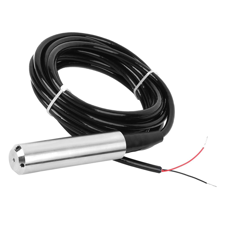 Liquid Level Sensor for Detecting DC24V 4-20mA Level Transmitter 304 Stainless Steel Signal Output Water Level Sensor Detector Liquid Level Sensor(0-2 Meters Range)