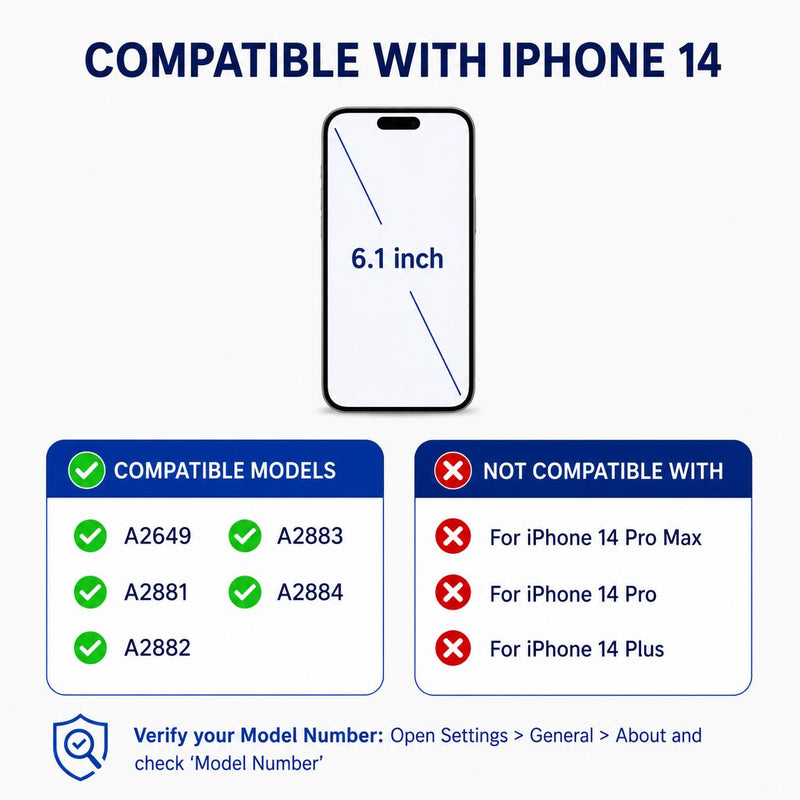 Loud Speaker Replacement for iPhone 14 - Ringer Buzzer Assembly with Back Glass Seal Adhesives & Dust Meshes - Compatible with A2649 A2881 A2882 A2883 A2884