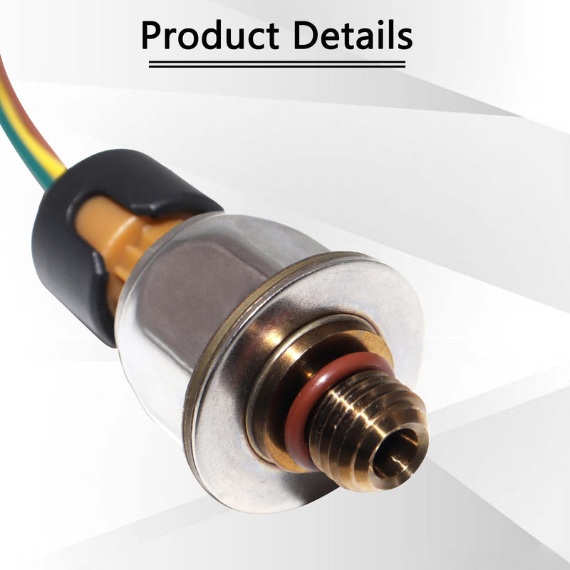 Fuel Injection Pressure Sensor ICP Sensor 1845536C91 3PP6-8 Oil Pressure Sensor Compatible with International Navistar Maxxforce DT466E DT570 1845536 1845536C92