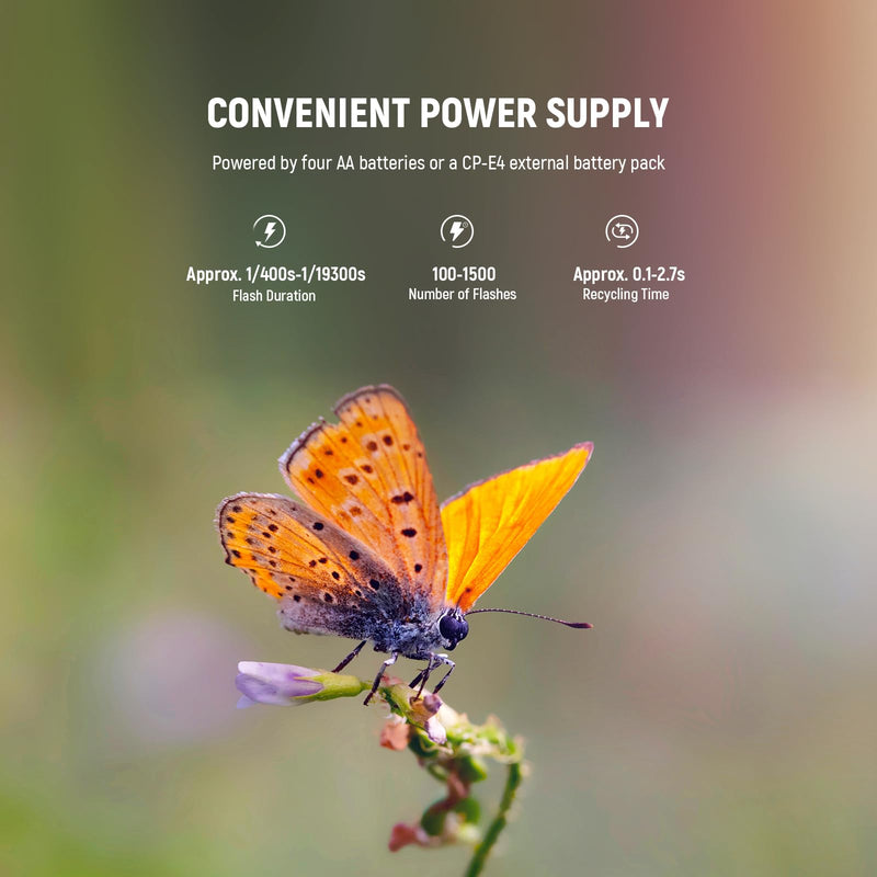 NEEWER RF1-S Marco Ring Flash Light Compatible with Sony Camera, 76Ws GN15 5600K TTL Lighting, 1-1/128 Output Front/Rear Curtain Sync Color Gels Lens Adapter Rings for Macro Photography Studio Photo for Sony