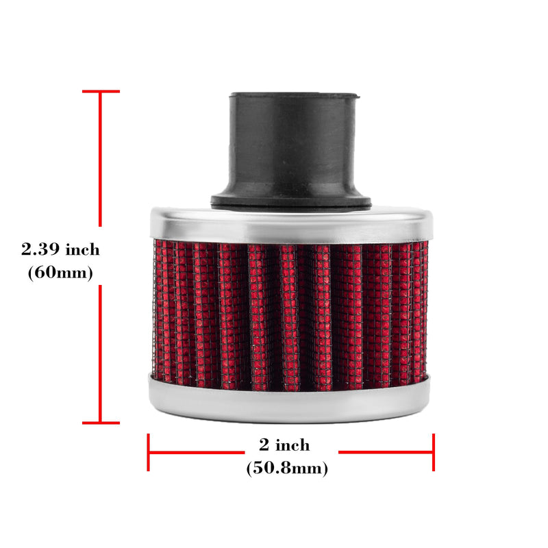Fuel Cell Breather/Vent -10 AN Female Fitting with Filter Rebuild Kit AN10