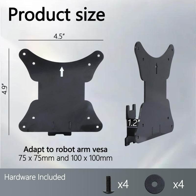 SB242Y VESA Adapter Compatible with Acer SA2,SB2 and SH2 Series Monitor | (Fits SA242y , SB242Y E bi , SB272 E bi , SH242y) - 75x75 to 100x100 Wall Mount Bracket