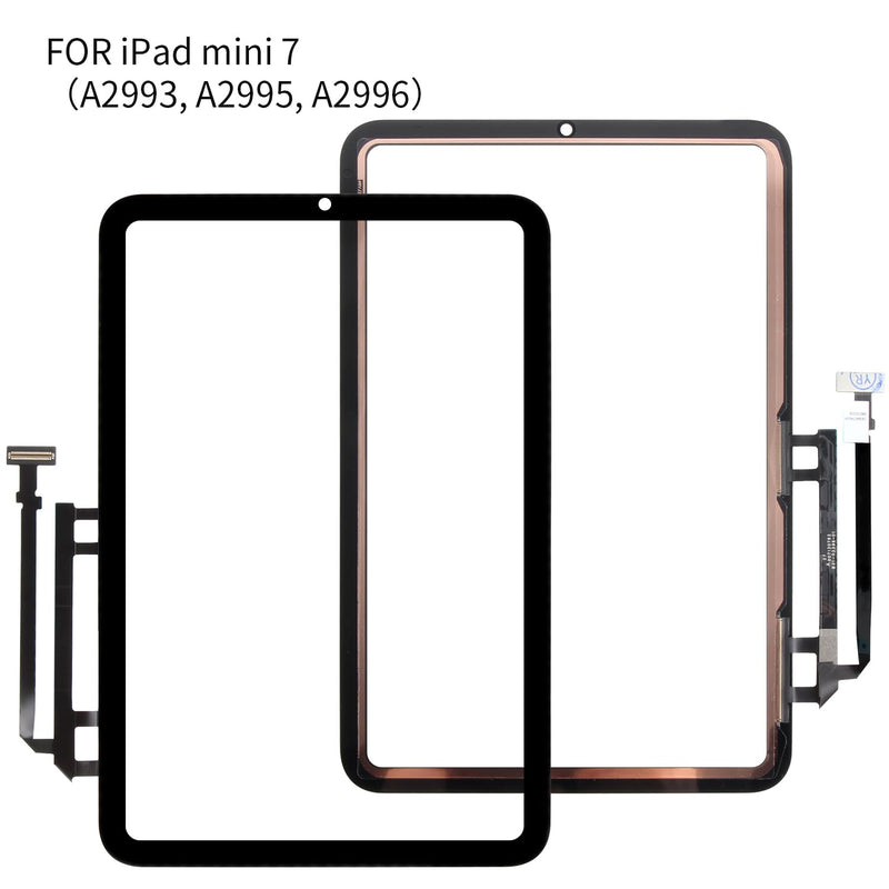 for iPad mini 7 2024 Digitizer Replacement Touch Screen Glass Only 8.3" Screen Replacement for iPad mini 7th Generation A2993 A2995 A2996 Touch Screen Fix with Repair Tools, No LCD Display