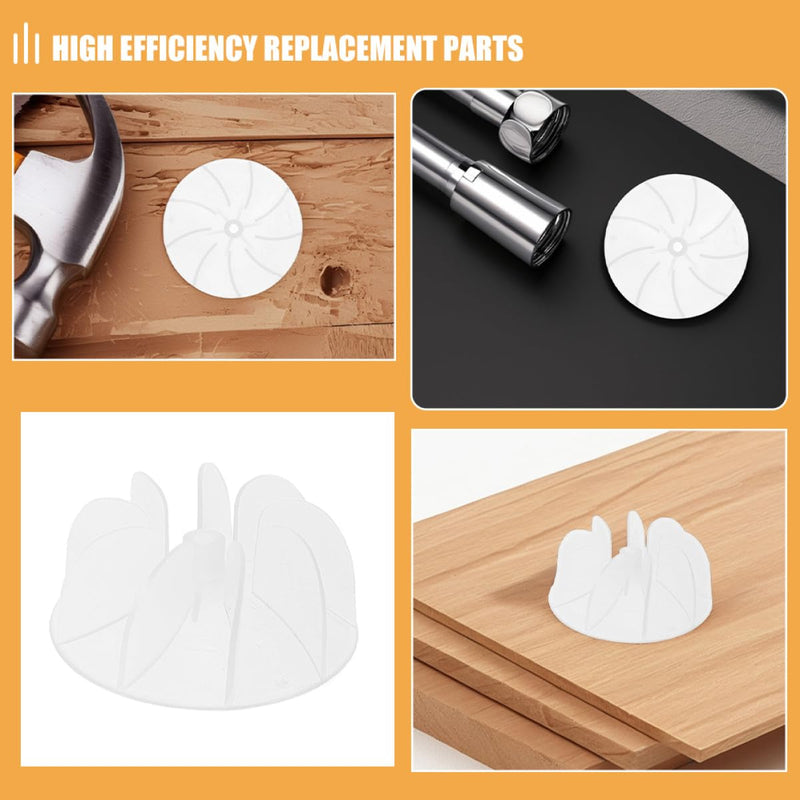 8Pcs Hair Dryer Fan Blades Replacement Fan Blades Replacement for Hair Dryer Repair Plastic Fittings Quiet Airflow Part for Home and Salon Use