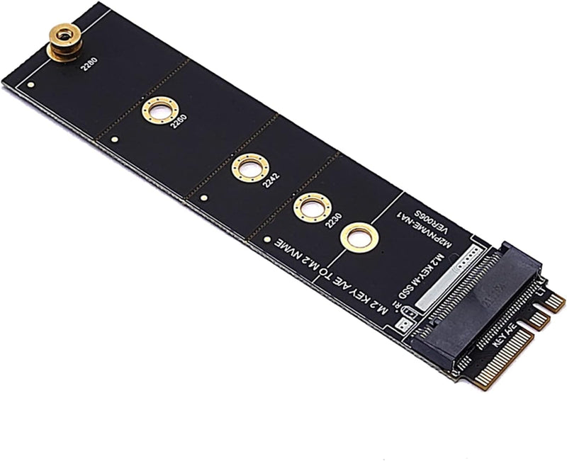 Wireless for M.2 A/E for Key Slot to for M.2 for M for Key WiFi Bluetooth-Compatible Adapter for NVMe PCI for Express M.2 Nvme Ssd Adapter Card M2 Key A-E to M2 NVME Adapter Converter Card to, 1 piece