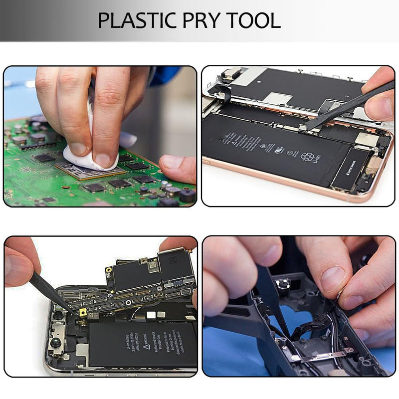 Ewparts Spudger Tool Kit Pry Tools for Electronics Components Repair with Metal Spudger Plastic Spudger Tweezers Opening Tool for Laptop,Mobile,iPhone,PSP,Tablet,MacBook,ipad Repair Pry Tool Kit