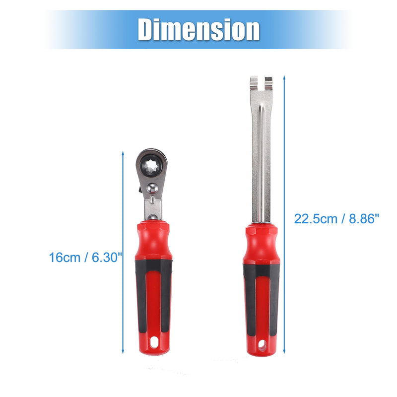 X AUTOHAUX 5/16" Automatic Slack Adjuster Release Tool Slack Adjuster Wrench for Trucks