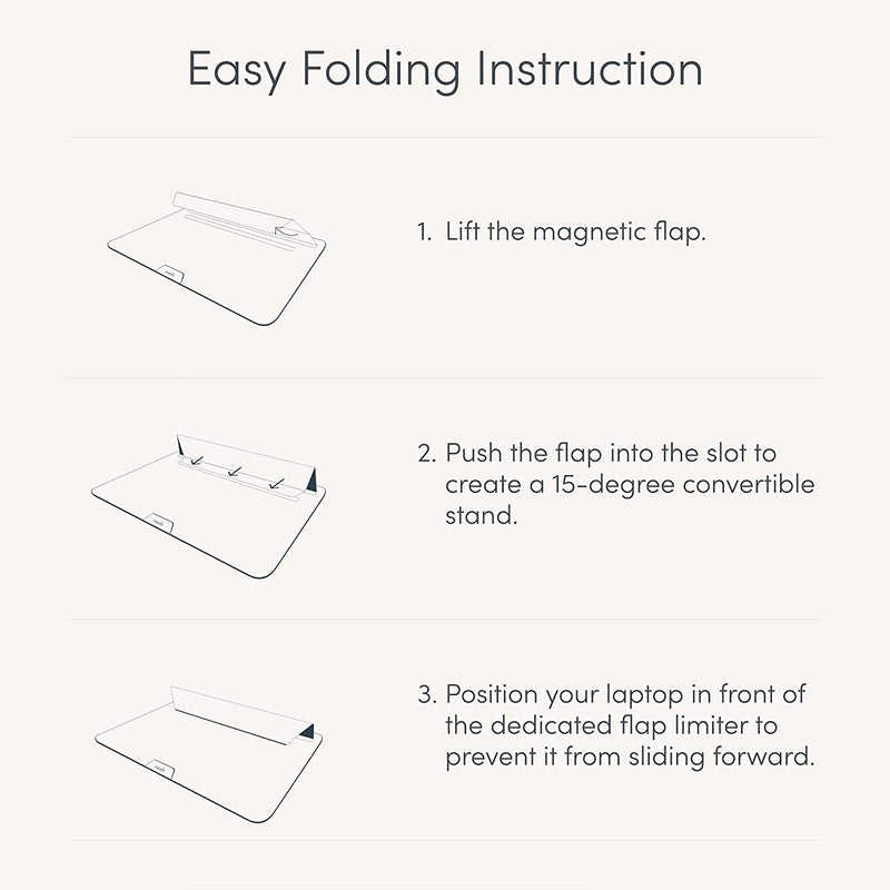 Moshi Muse 14 inch Laptop Sleeve Bag Compatible with 13”/14" MacBook Air, MacBook Pro M1/M2 2018-2022, Adjustable Stand and Expandable Storage, Ultra-Slim Premium Leather Laptop Case, Seashell White