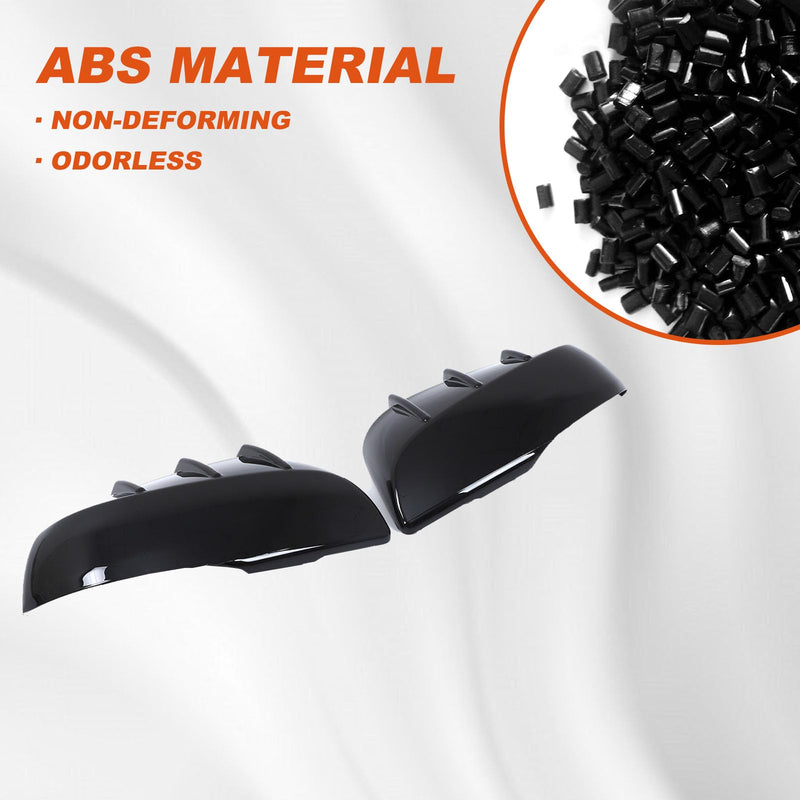 Car Door Rear View Mirror Cover Cap Compatible with Toyota Grand Highlander 2024 2025 2026,ABS Car Outside Side Rearview Mirror Cover Trim Accessories (Glossy Black-A) Glossy Black-A