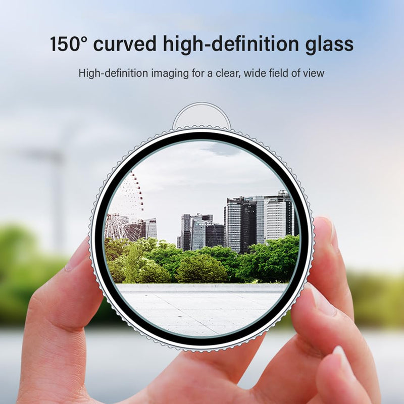 2PCS Suction Cup Car Convex Blind Spot Mirror,360°Adjustable Side Mirror Blindspot Used in Car Mirror,Universal HD Fish Eye Mirror Car Mirror Accessories Fit for Cars SUVs Trucks (Black) Black