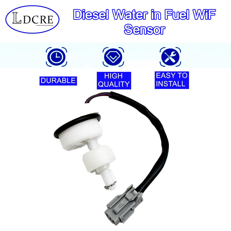 Diesel Water in Fuel WiF Sensor Compatible with Chevy Silverado 2500 3500 GMC Sierra 2500 3500 2001-2011 GM 6.6L Duramax LB7 LLY LBZ LMM LM1,Water in Fuel Indicator Sensor Replace#12639277 12639450