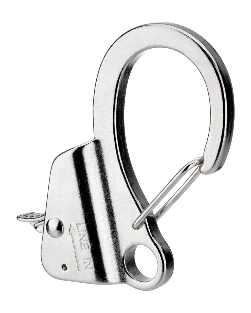 Boat Anchor Hook, Stainless Steel Adjustable Sliding Rope Holder, Knotless Quick Release Marine Line Clip for 3/8" - 5/8" Lines, Max. 8500 lbs Capacity (2 Pack) 2 PACK