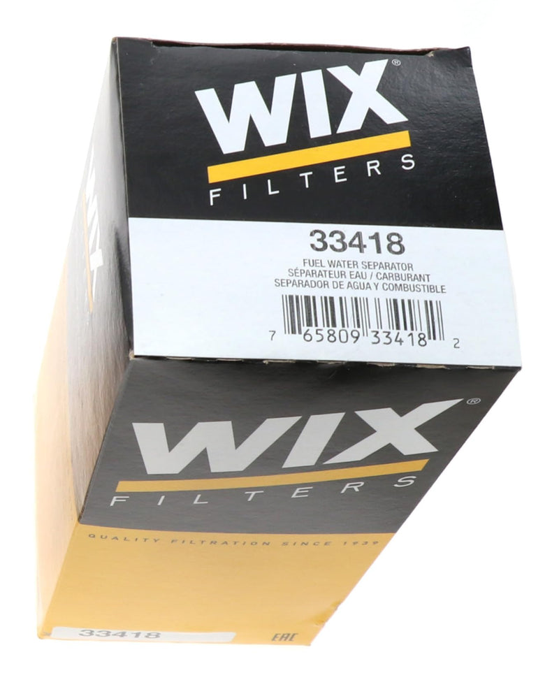 WIX Filters - 33418 Heavy Duty Spin On Fuel Water Separator, Pack of 1