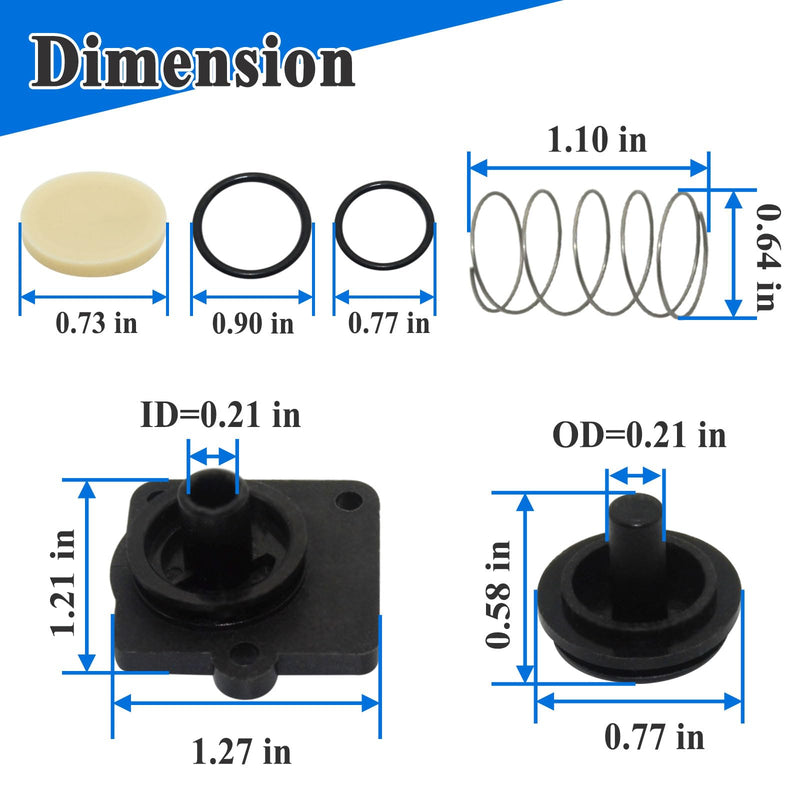 94-800-03 Repair Parts with Gaskets for 4008 Pump Check Valve Model