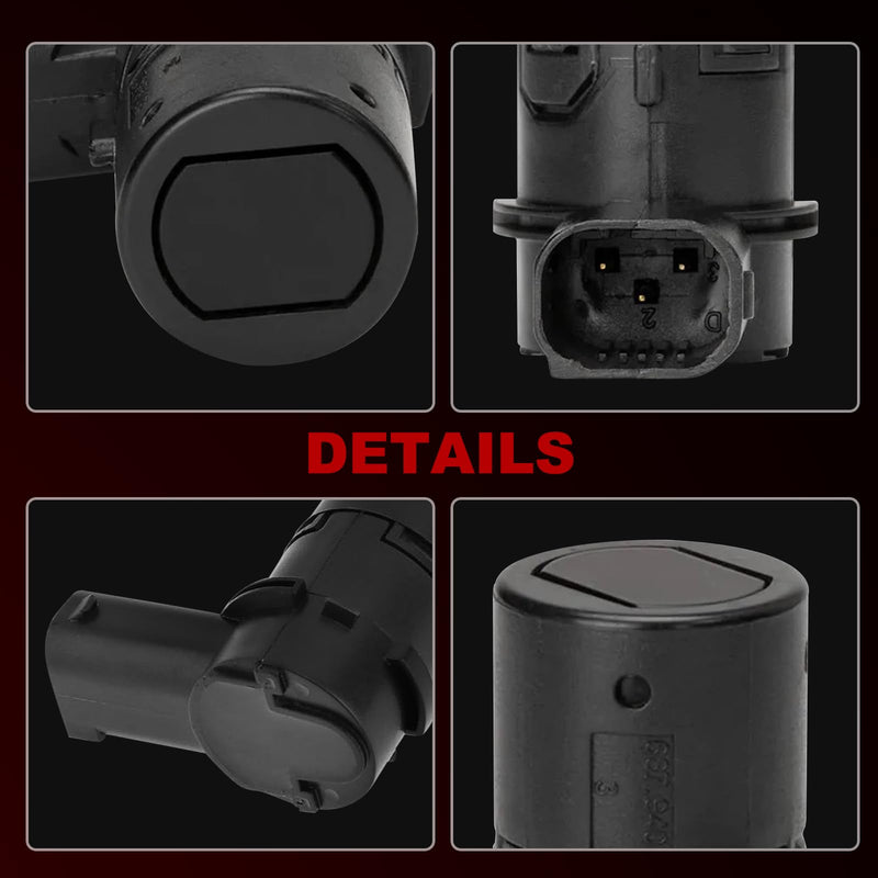  [AUSTRALIA] - Rear Backup Parking Assist Sensor Compatible with Ford F150 F250 F350 F450 F550 E-150 E-250 Escape Explorer,Lincoln Navigator,Mercury Mariner,4 PCS Reverse Bumper Parking Sensors,OE#3F2Z15K859BA