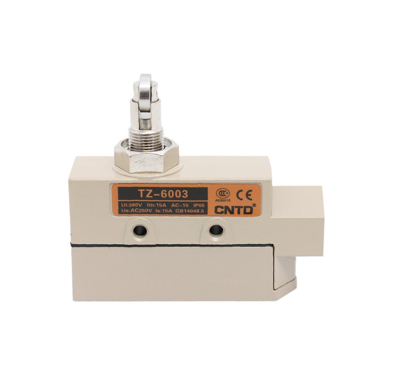 DuraSteel TZ-6003 Heavy Duty Commercial Micro Switch with Vertical Roller Plunger for Roll-up Door/Push & Pull Door - Fits for Aerial, Awoco, Maxwell, Pioneer, Welbon or Mars Air Curtains TZ-6003 Roll-up Door/Push & Pull Door