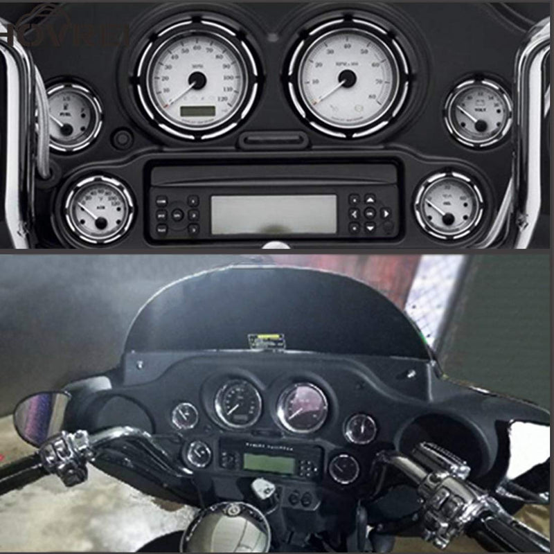 Speedometer Gauge Burst Bezel Kit Instrument Cover Board for Harley touring Road Glide Street Glide 1996-2013