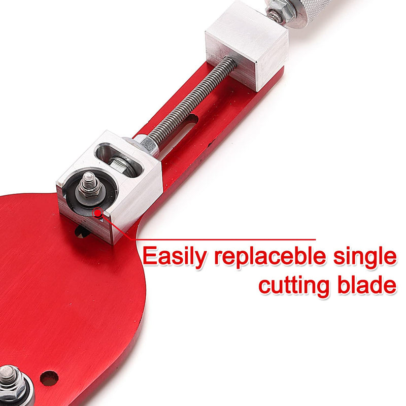 77750 Oil Filter Cutter Tool for Filter Cutting Range 2-3/8" - 5" Red