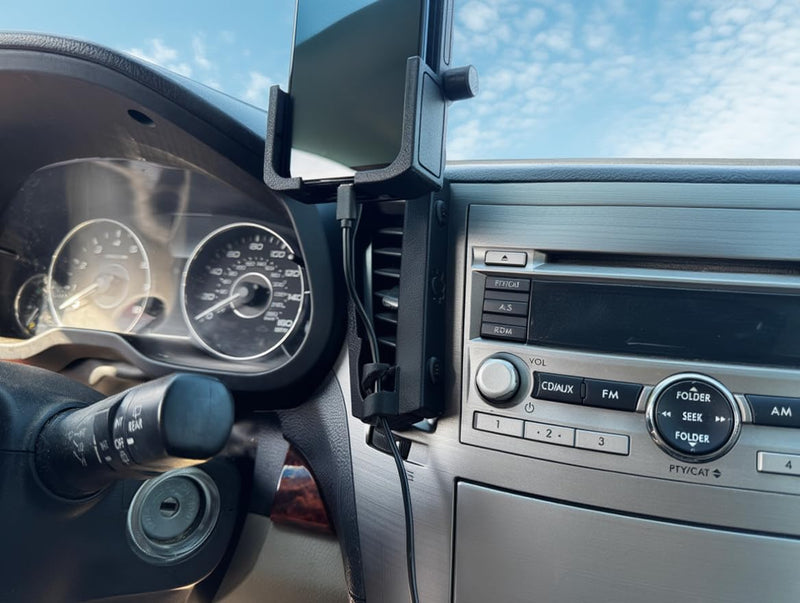 Phone Holder for Subaru Outback 2010-2014 Model Years/Easy to Install/No Tools Required