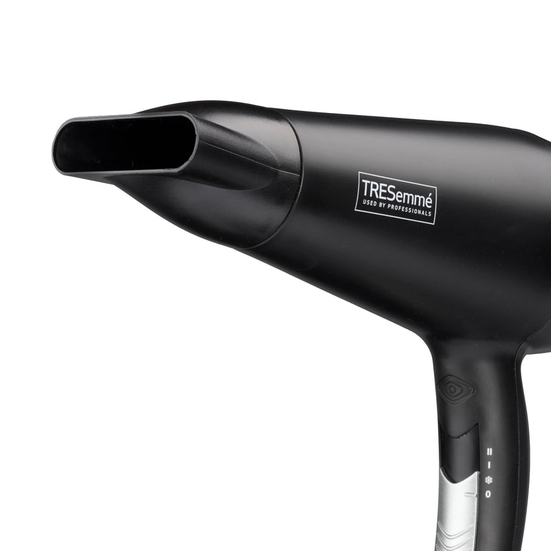 TRESemme Smooth & Shine Hair Dryer - Powerful 2200W Blow Dryer, Anti-Frizz Technology, Lightweight Fast Drying, 3 Temperature Settings, Black, 5542DU